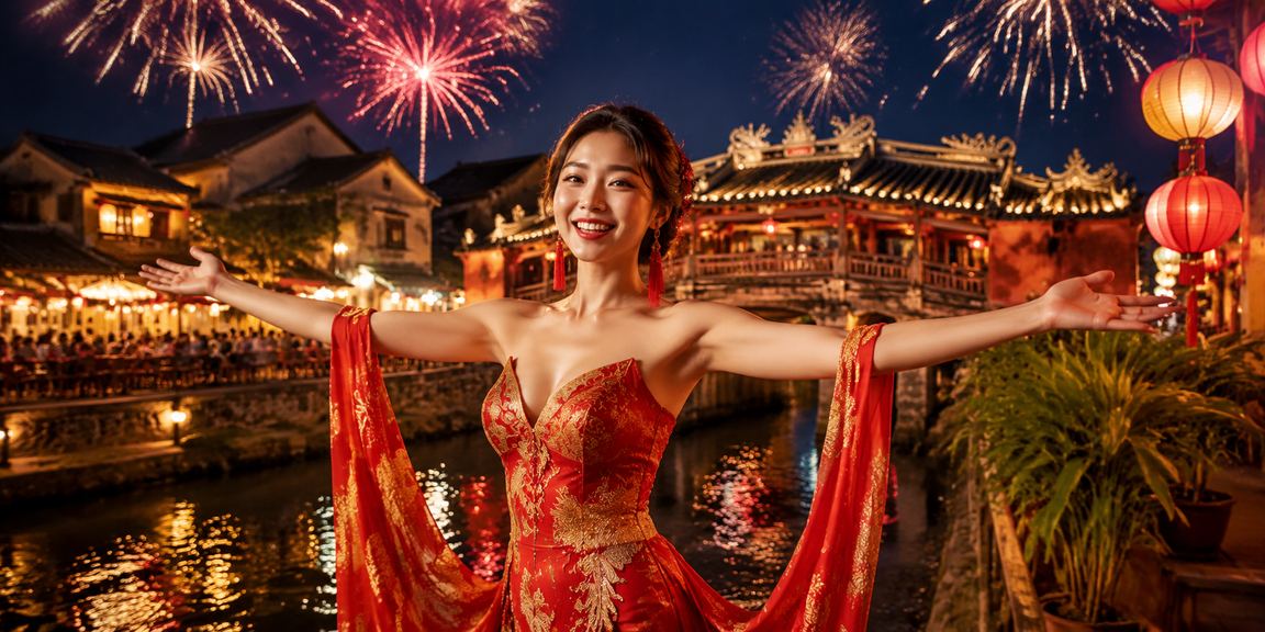 Chợ đêm Hội An minh họa khu FAQ cho người dùng casino và giải trí buổi tối