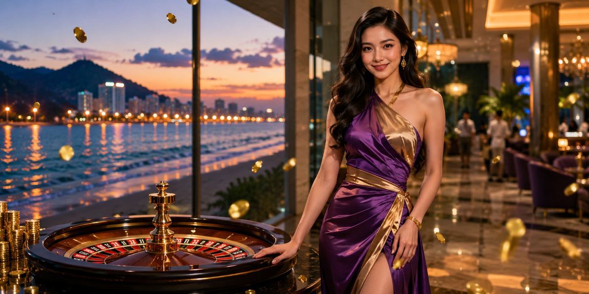Bãi biển Vũng Tàu với chủ đề roulette gợi trải nghiệm casino trên mobile